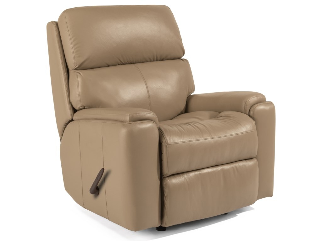 Flexsteel leather swivel chair top